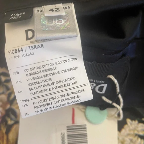 NWT! RARE! D&G Dolce & Gabbana ITALY RENAISSANCE Roman Empire Print Skirt 42